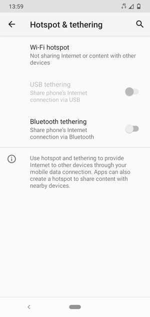 Select Wi-Fi hotspot
