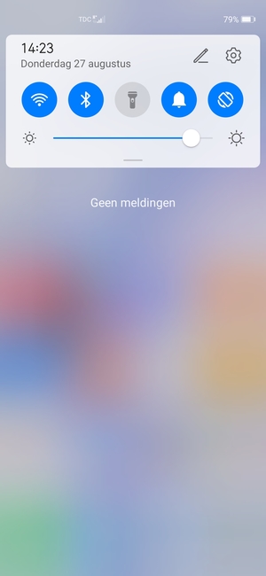 Schuif naar beneden in het bovenste menu opnieuw
