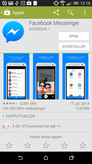 Velg ÅPNE