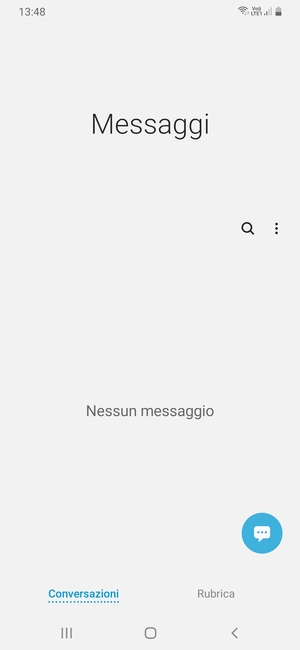 Seleziona il tasto Menu