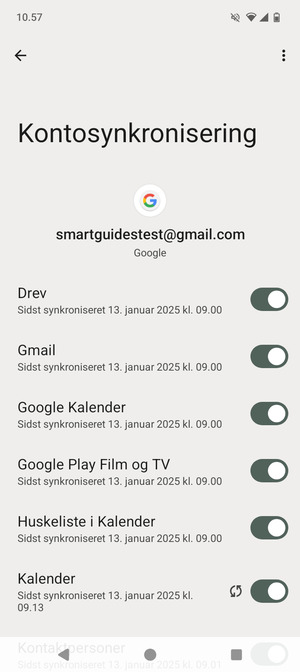 Vælg Menu-knappen