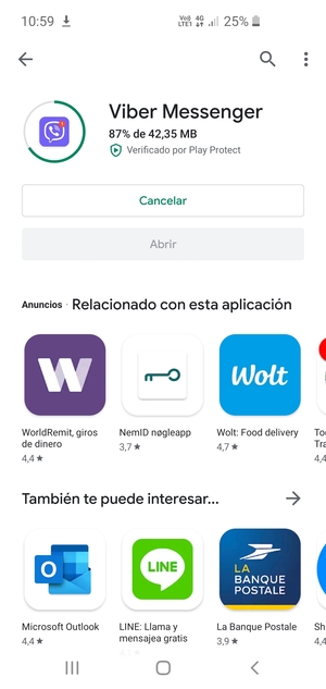 Espere a que el proceso de instalación finalice