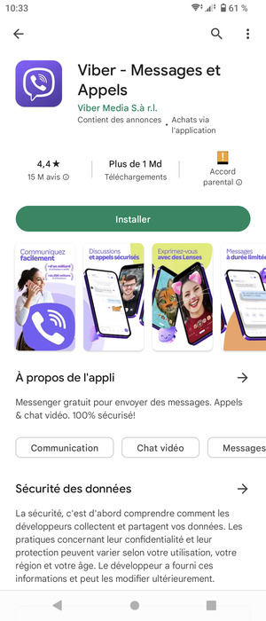 Sélectionnez Installer