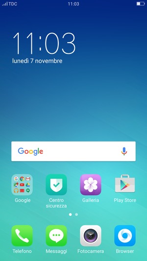 Seleziona Play Store