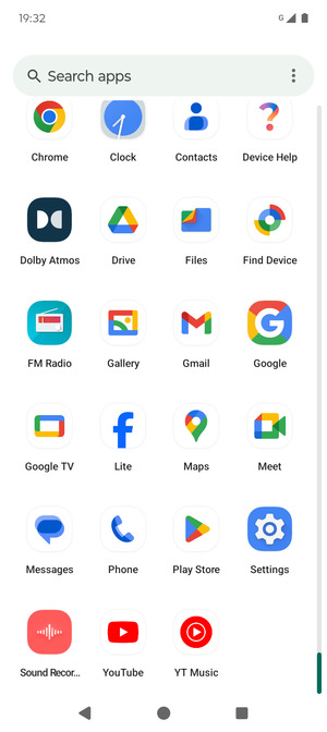 Scroll to and select Settings