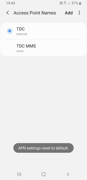 Select Add