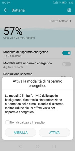 Seleziona ATTIVA