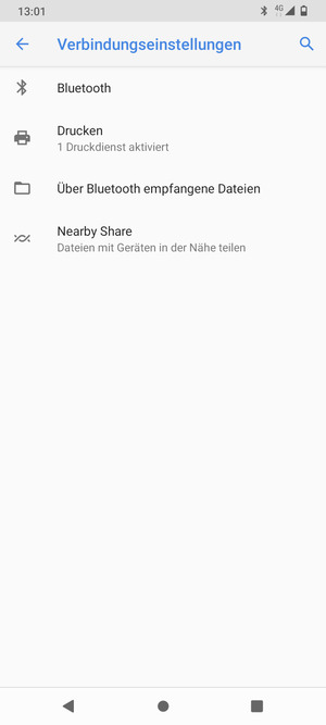 Wählen Sie Bluetooth