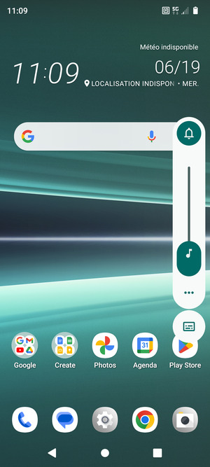 Pour modifier le profil sonore, sélectionnez Son