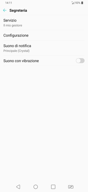 Seleziona Configurazione