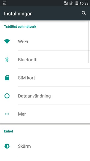 Välj Mer