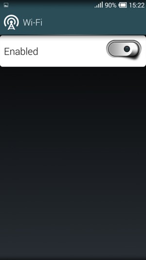Turn Wi-Fi on