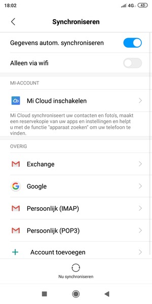 Selecteer Google
