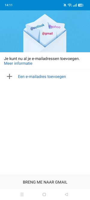 Selecteer Een e-mailadres toevoegen