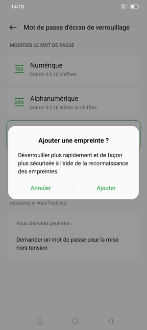 Sélectionnez votre option préférée