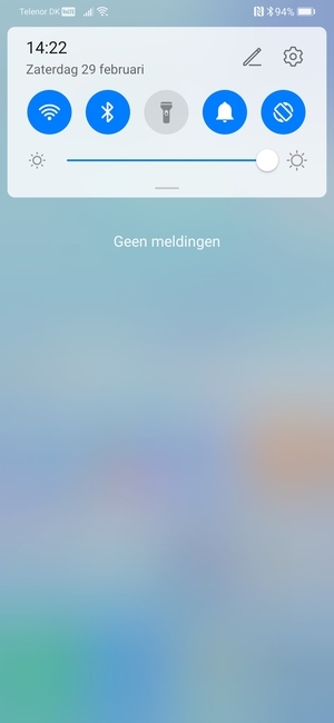 Schuif naar beneden in het bovenste menu opnieuw