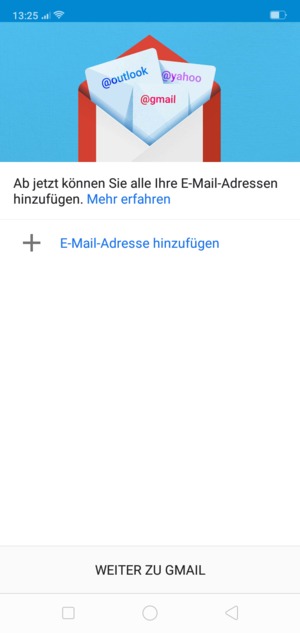 Wählen Sie E-Mail-Adresse hinzufügen