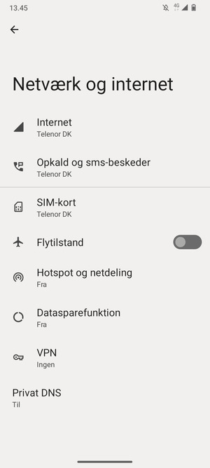 Vælg SIM-kort