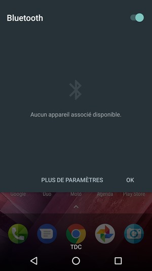 Désactiver le Bluetooth