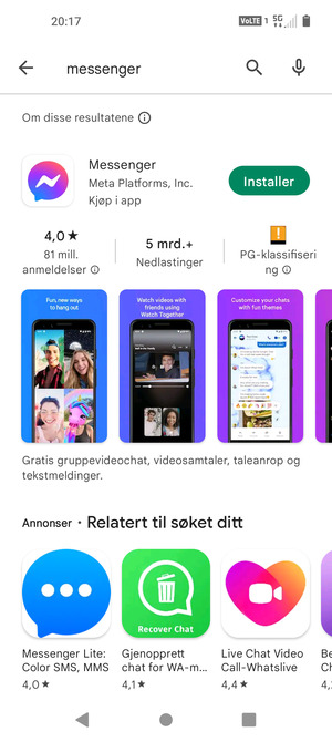 Velg app