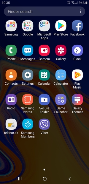 Select Settings