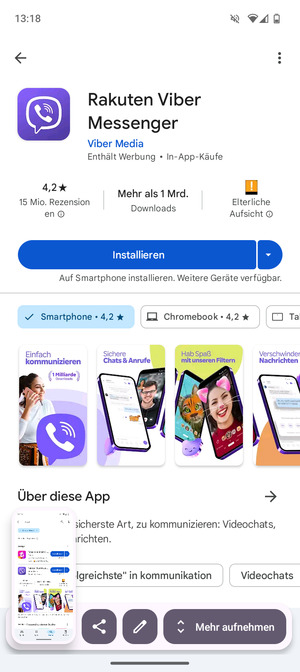 Wählen Sie Installieren