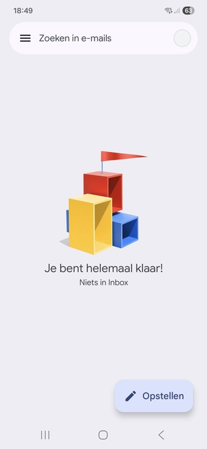 Uw account is klaar voor gebruik