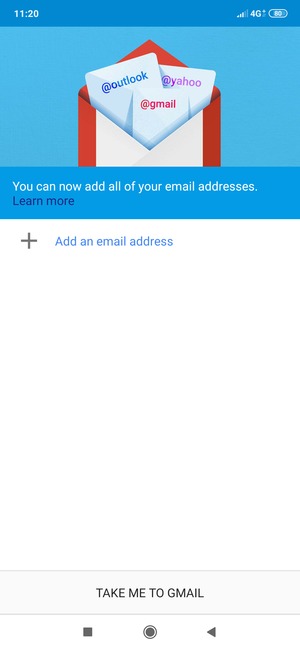 Select Add an email address