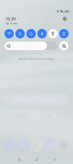 Aktiver topmenuen igen