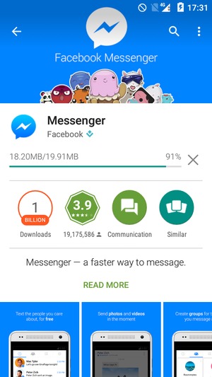 Wait for the installation process to finish