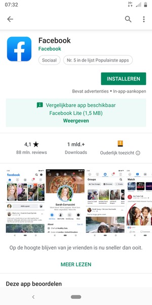 Selecteer INSTALLEREN