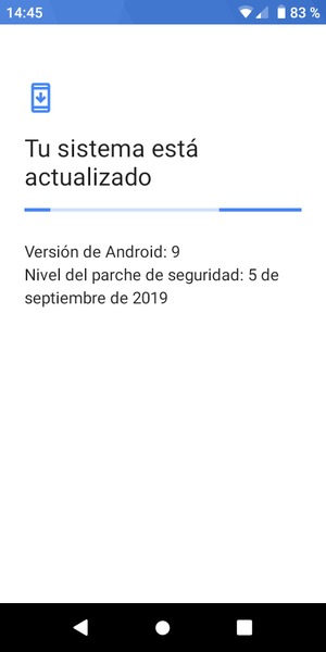 Espere a que la búsqueda termine