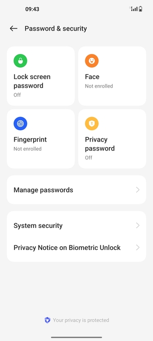 Select System security