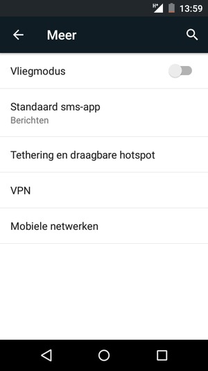 Selecteer Tethering en draagbare hotspot