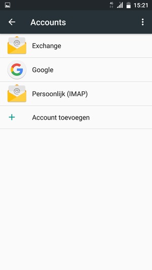 Selecteer Google