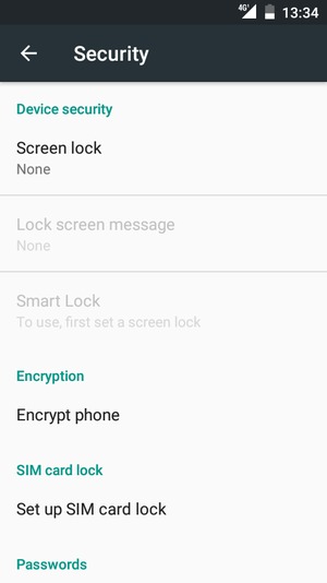 To change the PIN for the SIM card, return to the Security menu and select Set up SIM card lock