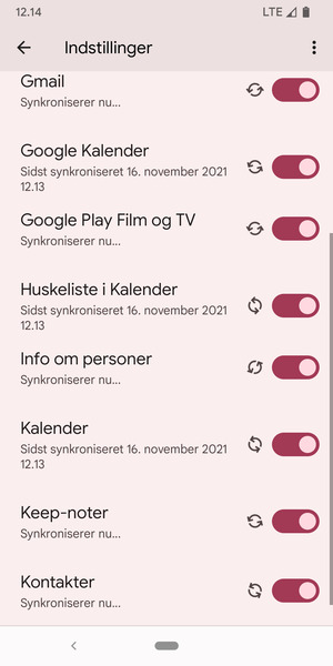 Dine kontakter fra Google vil nu blive synkroniseret til din telefon