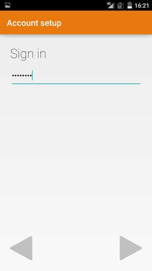 Enter your password and select Next