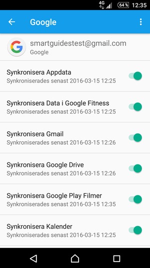 Tryck på Meny-knappen