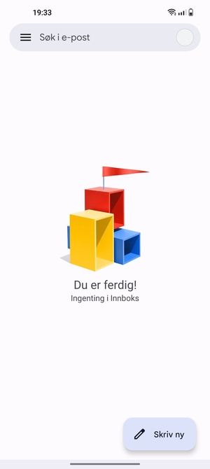 Hotmail er klar til bruk