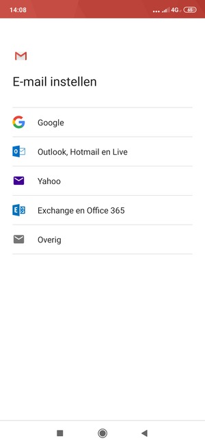 Selecteer Google