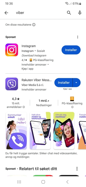 Velg app