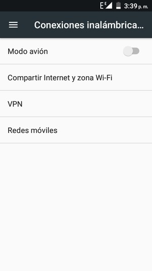 Seleccione Redes móviles