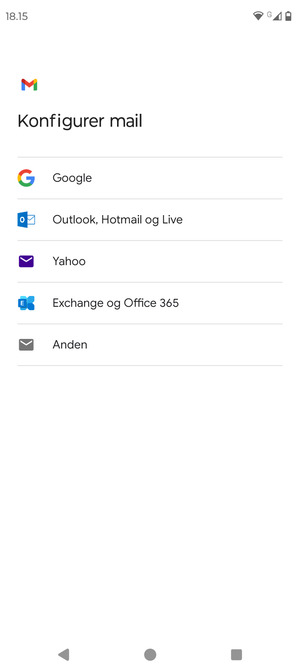 Vælg Google