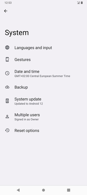 Select System update