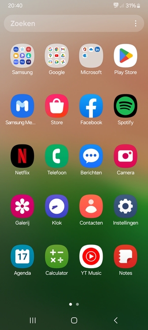 Selecteer Instellingen