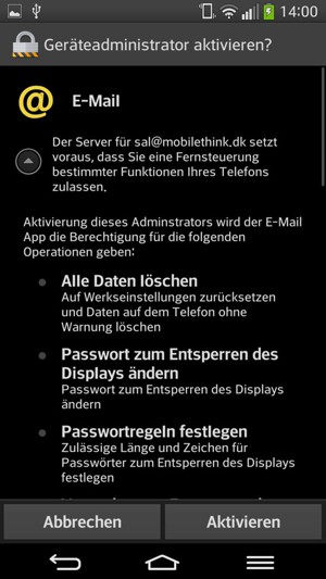 Wählen Sie Aktivieren