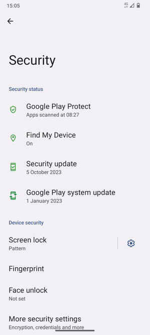 Your phone is now secure with a screen lock
