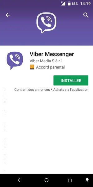 Sélectionnez INSTALLER