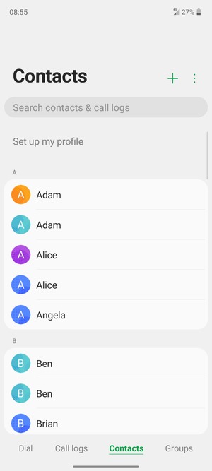Select the Menu button